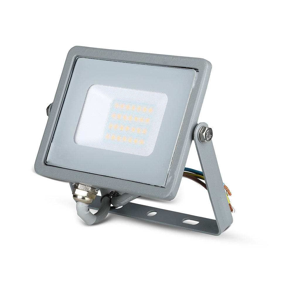 20W Naświetlacz LED SMD / Chip SAMSUNG / Barwa:4000K / Obudowa: Szara