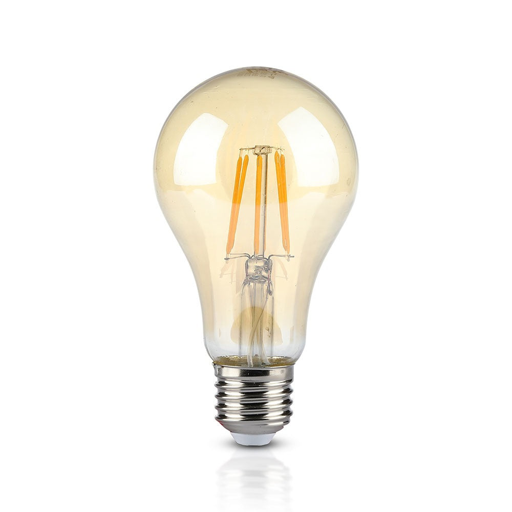 8W LED A67 Żarówka LED Filament / Klosz: Bursztynowy / Barwa:2200K / Trzonek:E27