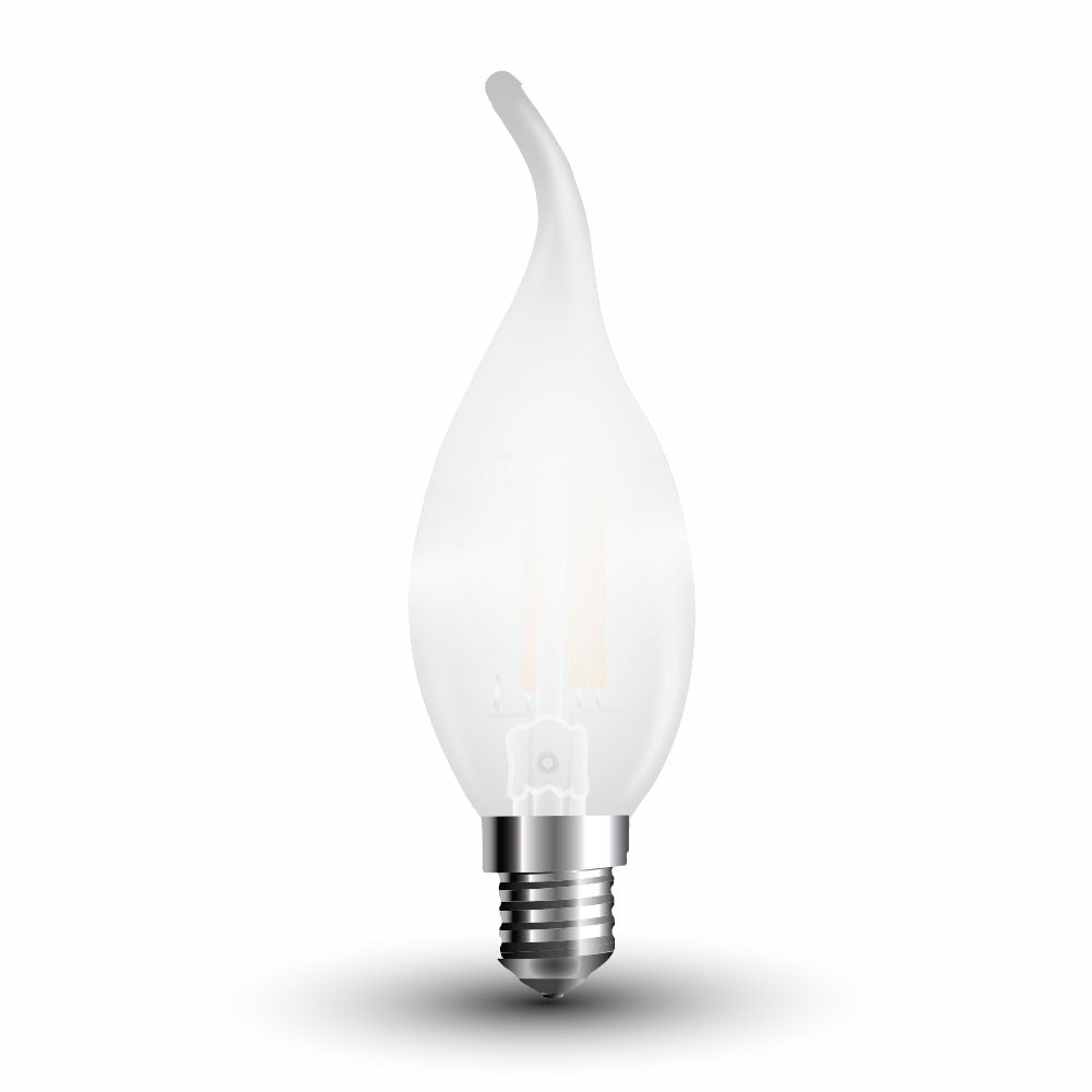 4W C37 Żarówka LED Filament / Barwa: 4000K / Trzonek: E14