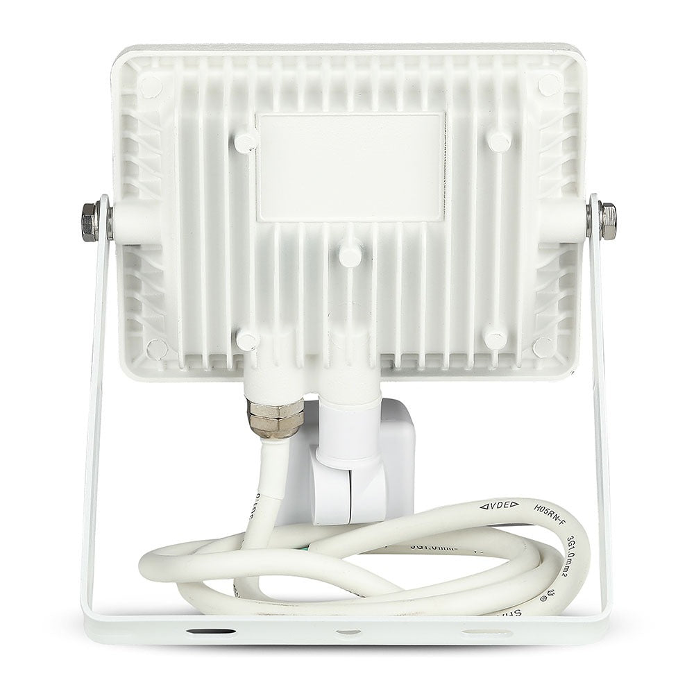 20W Naświetlacz LED SMD z czujnikiem ruchu / Chip SAMSUNG / Barwa:4000K / Obudowa: Biała