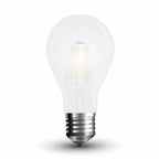4W A60 Żarówka LED Filament / Klosz: Mleczny / Barwa:6400K / Trzonek:E27