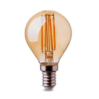 4W P45 Żarówka LED Filament / Klosz Bursztynowy / Barwa:2200K / Trzonek:E14
