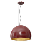 żyrandol Compo 3/4 bool ( dia 600) burgundy/gold 1xE27