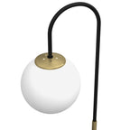 lampka gab. Cambridge (glass 2815) black/brass 1xE14