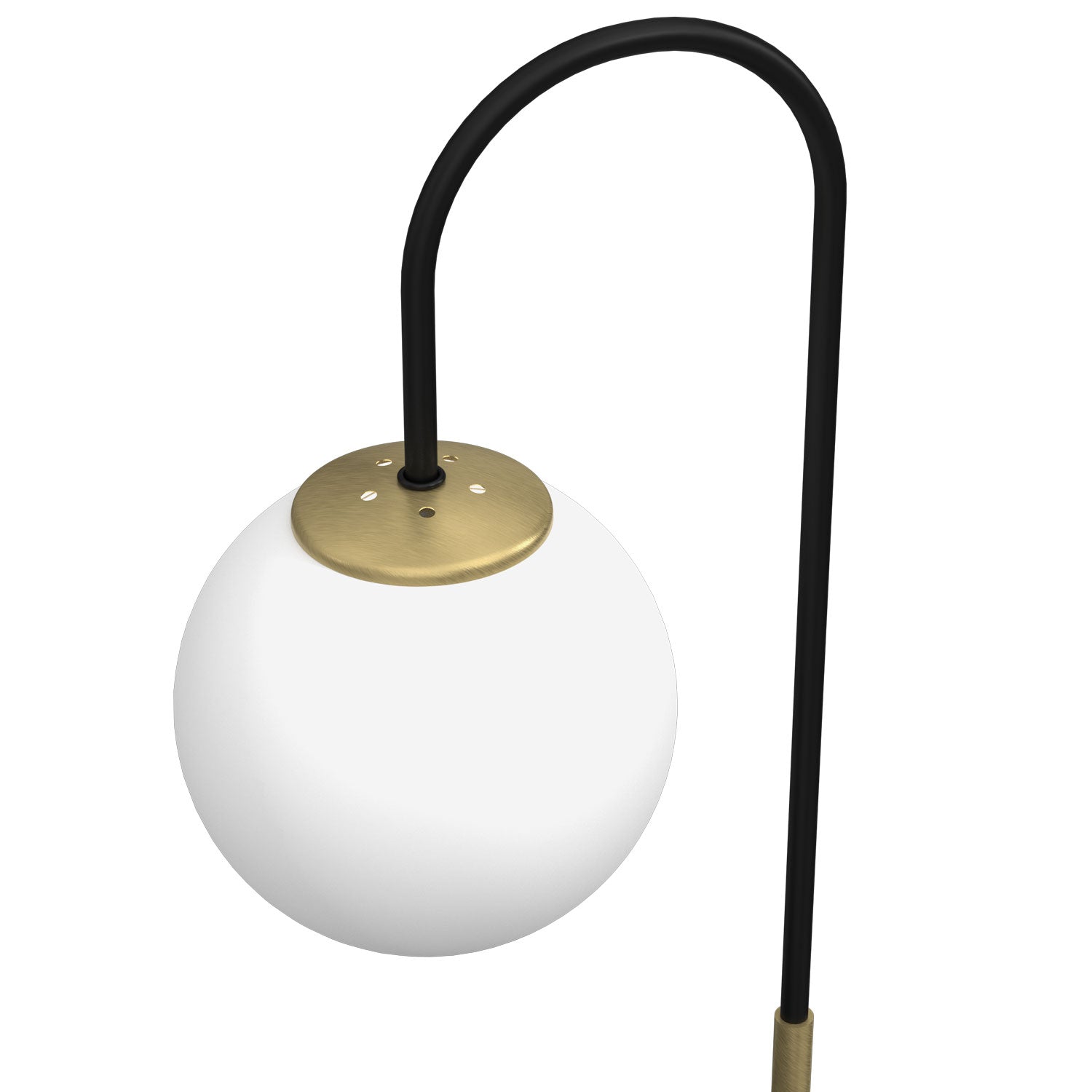 lampka gab. Cambridge (glass 2815) black/brass 1xE14