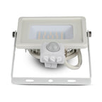 30W Naświetlacz LED SMD z czujnikiem ruchu / Chip SAMSUNG / Barwa:3000K / Obudowa: Biała
