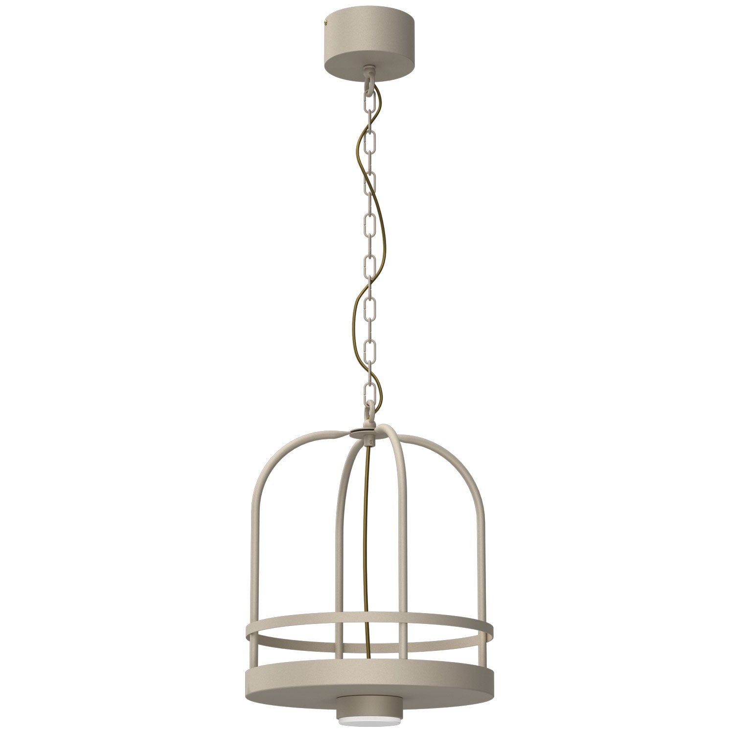 żyrandol Zona round dia 300 beige, 1xGX53