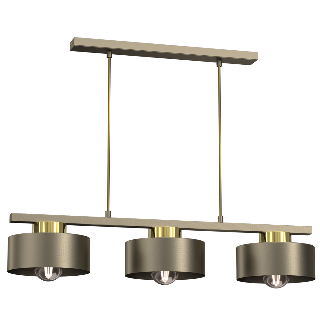 żyrandol Marti titanium-bronze/gold 3xE27