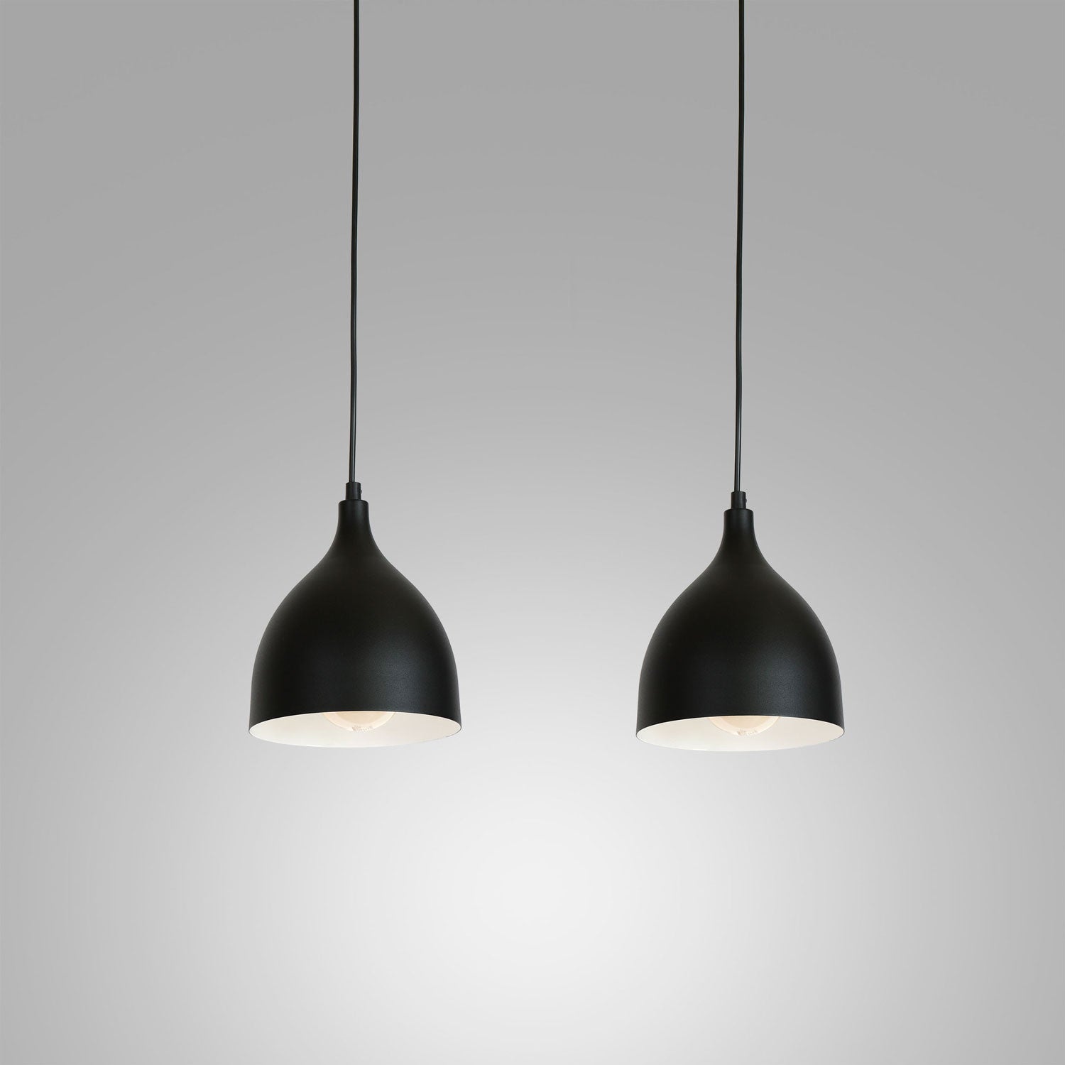 żyrandol Noak classic black/white 2xE27
