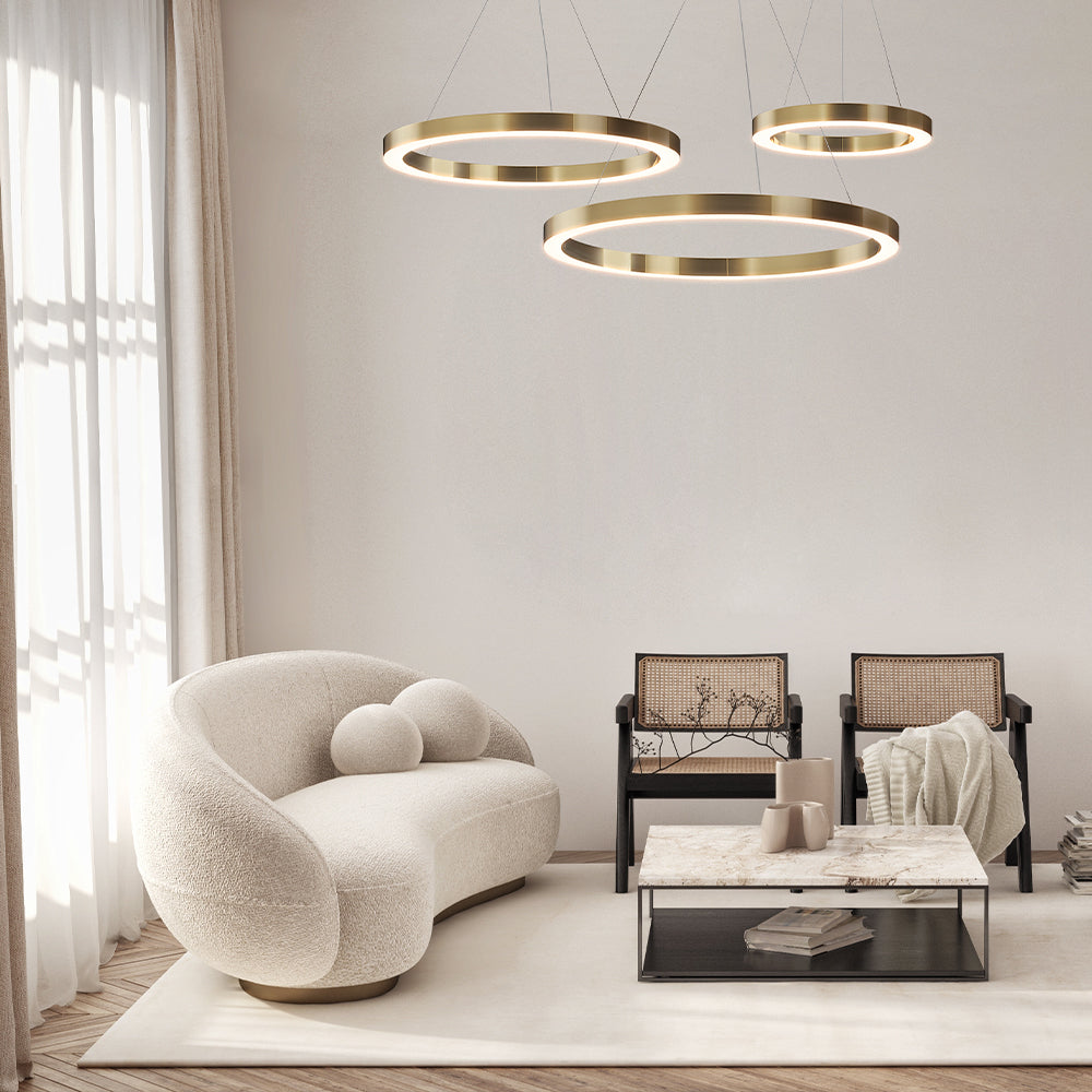 Maytoni Lampa wisząca Saturno - Stal nierdzewna - Mosiądz MOD415PL-L45BS4K