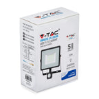 30W Naświetlacz LED SMD z czujnikiem ruchu / Chip SAMSUNG / Barwa:3000K / Obudowa: Czarna