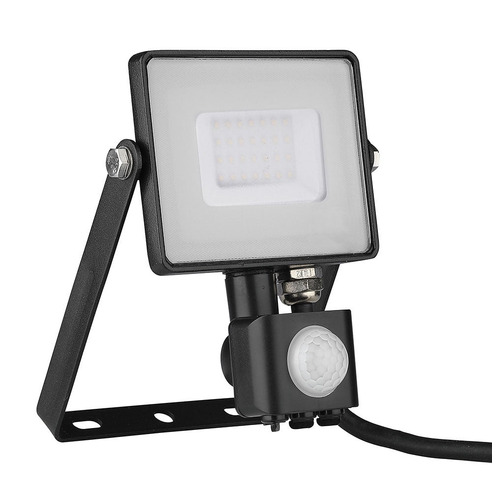 30W Naświetlacz LED SMD z czujnikiem ruchu / Chip SAMSUNG / Barwa:4000K / Obudowa: Czarna