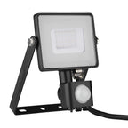 30W Naświetlacz LED SMD z czujnikiem ruchu / Chip SAMSUNG / Barwa:4000K / Obudowa: Czarna