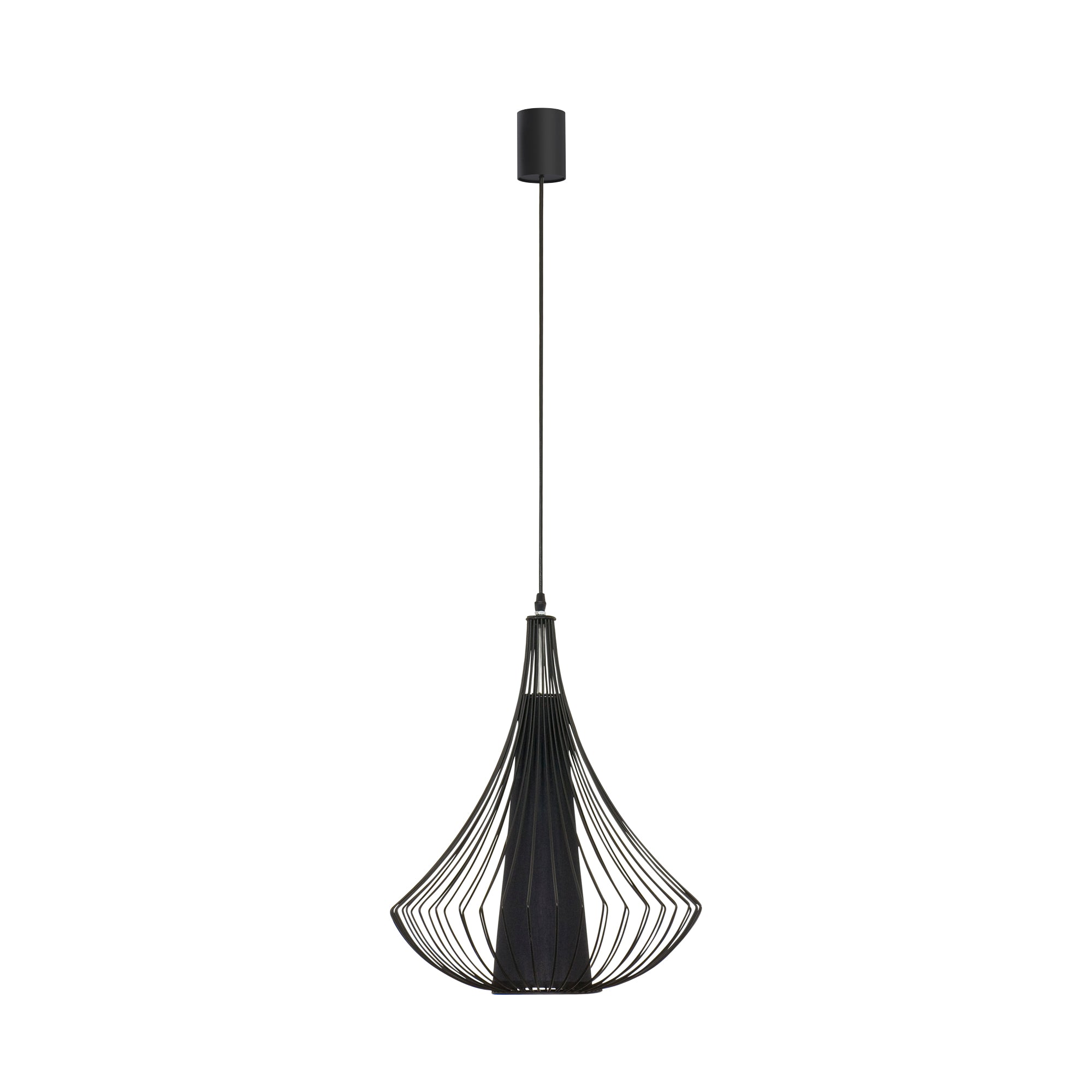 Nowodvorski Lampa wisząca KAREN 25W only LED 50/60Hz - Stal lakierowana - Czarny