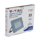 50W Naświetlacz LED SMD / Chip SAMSUNG / Barwa:6400K / Obudowa: Szara