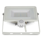 50W Naświetlacz LED SMD z czujnikiem ruchu / Chip SAMSUNG / Barwa:6400K / Obudowa: Biała