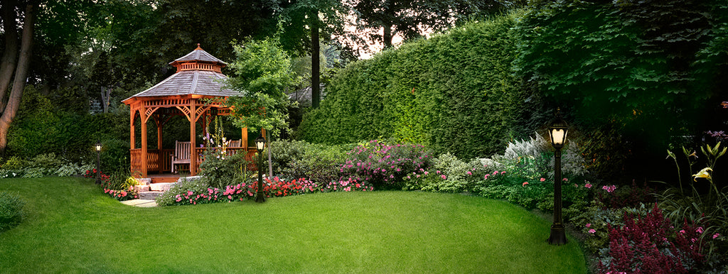 Nowodvorski Lampa stojąca TYBR 25W only LED 50/60Hz IP44 - Aluminium lakierowane - Czarny patynowany złotem