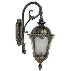 Nowodvorski Lampa ścienna natynkowa TYBR 25W only LED 50/60Hz IP44 - Aluminium lakierowane - Czarny patynowany złotem