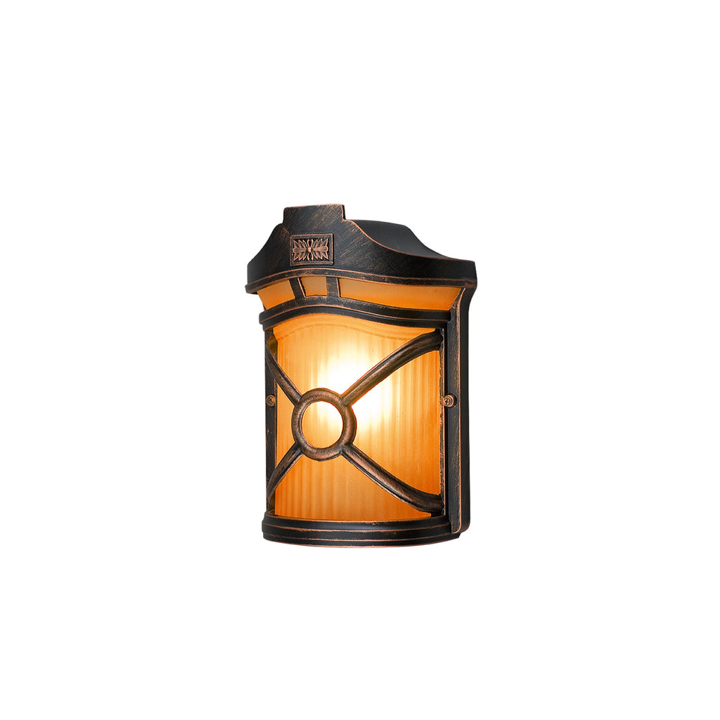 Nowodvorski Lampa ścienna natynkowa DON 25W only LED 50/60Hz IP44 - Aluminium lakierowane - Czarny patynowany miedzią