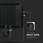 50W Naświetlacz LED SMD z czujnikiem ruchu / Chip SAMSUNG / Barwa:4000K / Obudowa: Czarna