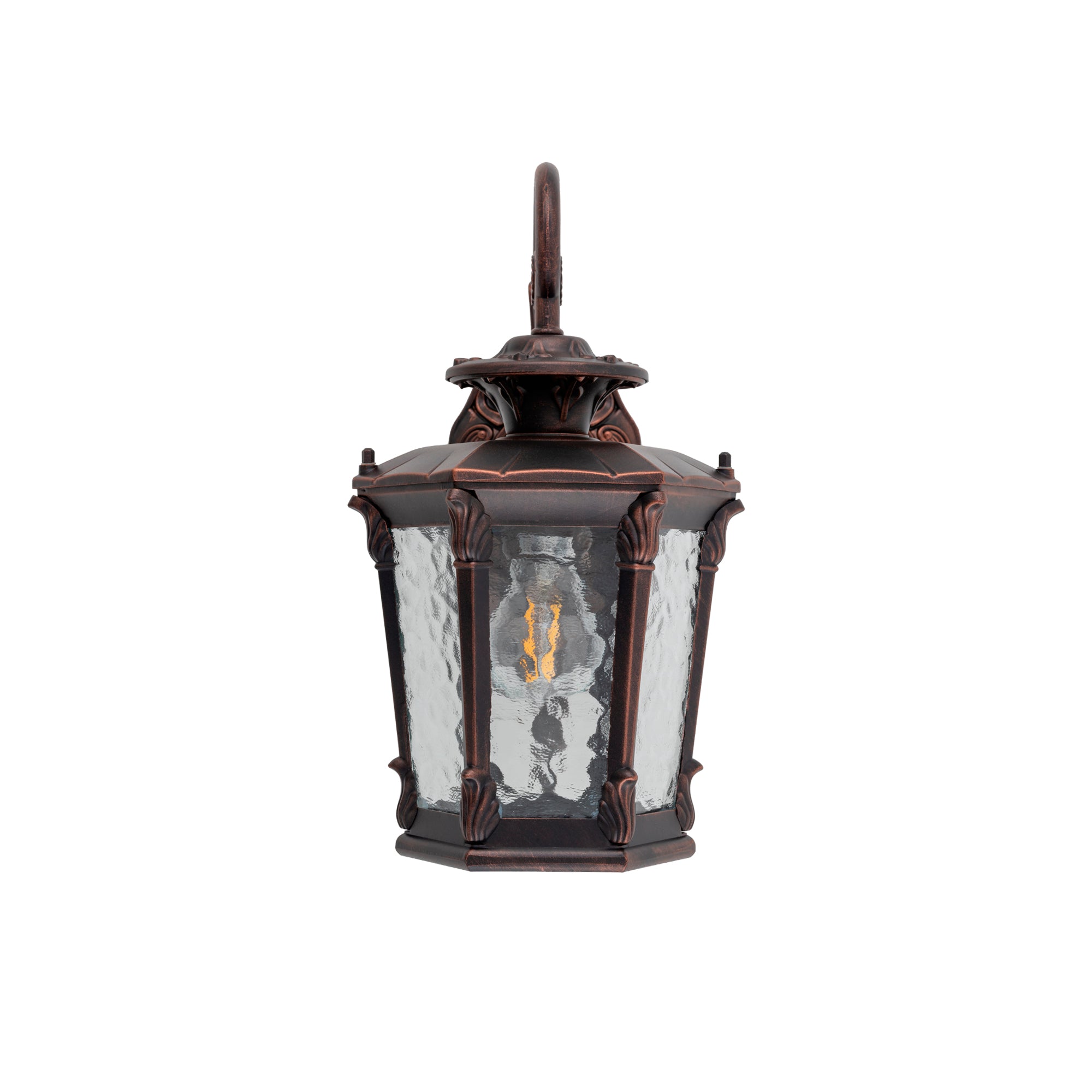 Nowodvorski Lampa ścienna natynkowa AMUR 25W only LED 50/60Hz IP23 - Aluminium lakierowane - Czarny patynowany miedzią