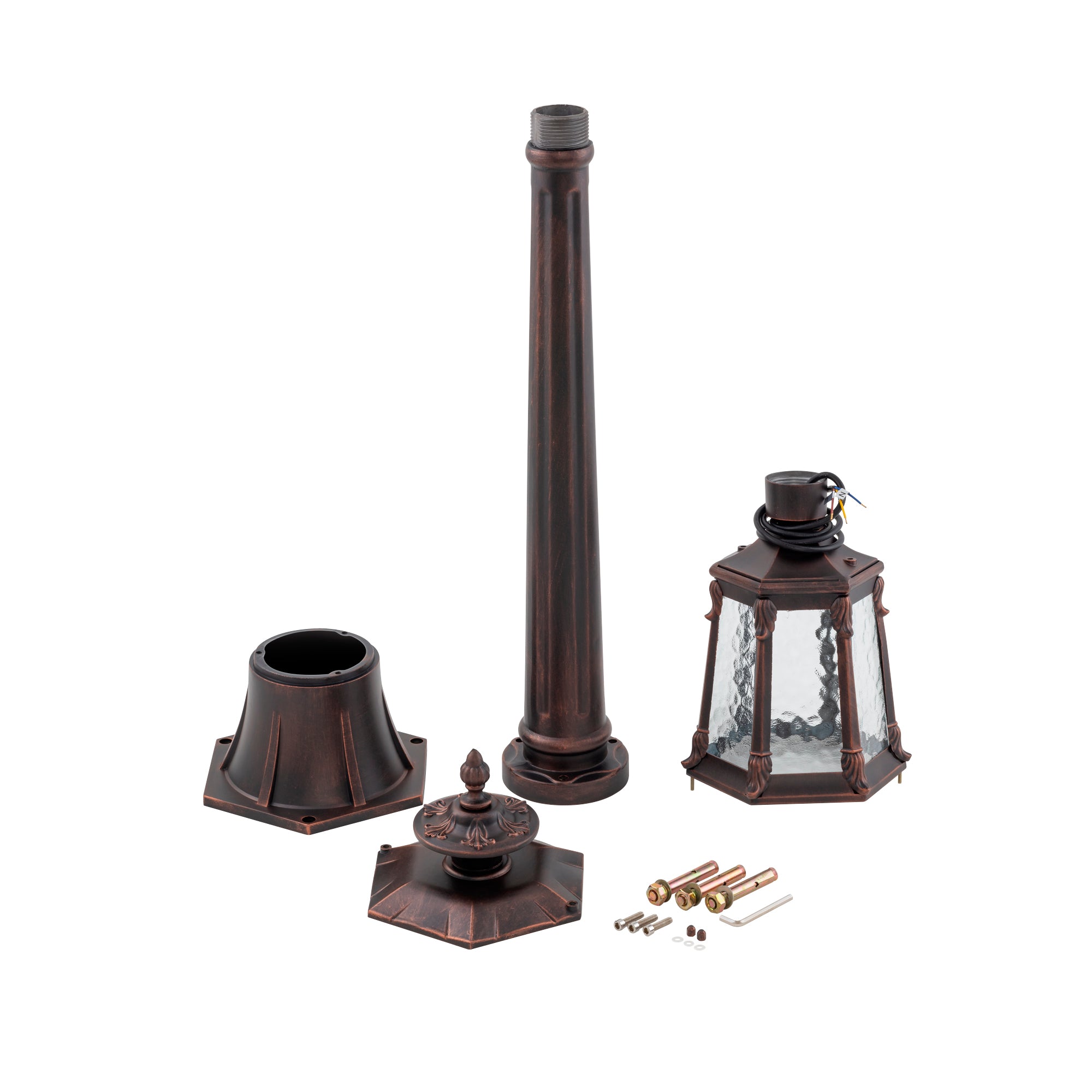 Nowodvorski Lampa stojąca AMUR 25W only LED 50/60Hz IP44 - Aluminium lakierowane - Czarny patynowany miedzią