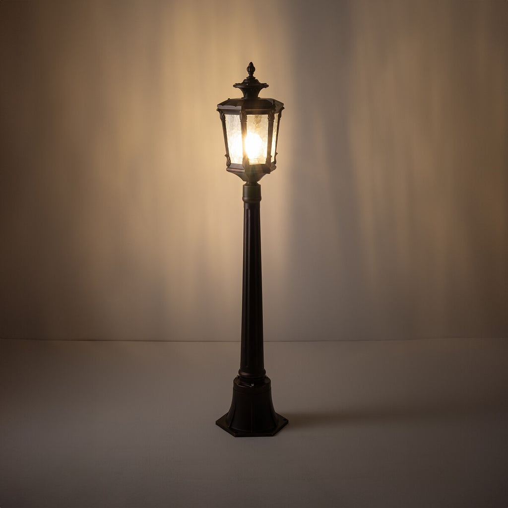 Nowodvorski Lampa stojąca AMUR 25W only LED 50/60Hz IP44 - Aluminium lakierowane - Czarny patynowany miedzią 4694