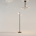 Maytoni Lampa podłogowa Fad - Metal - Czarny MOD070FL-L12B3K