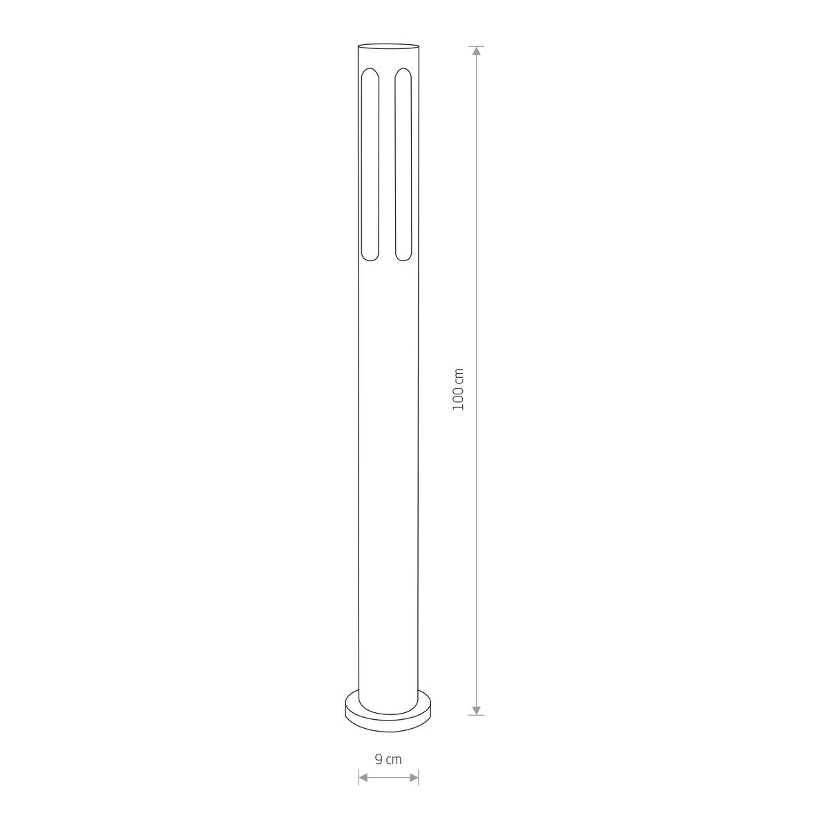 Nowodvorski Lampa stojąca MEKONG 10W only LED 50/60Hz IP42 - Aluminium lakierowane - Czarny 4698