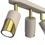 spot Shift beige/gold 3xGU10