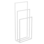 standing towel hanger - tripple, white