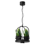 żyrandol Zona round dia 300 black, 1xGX53