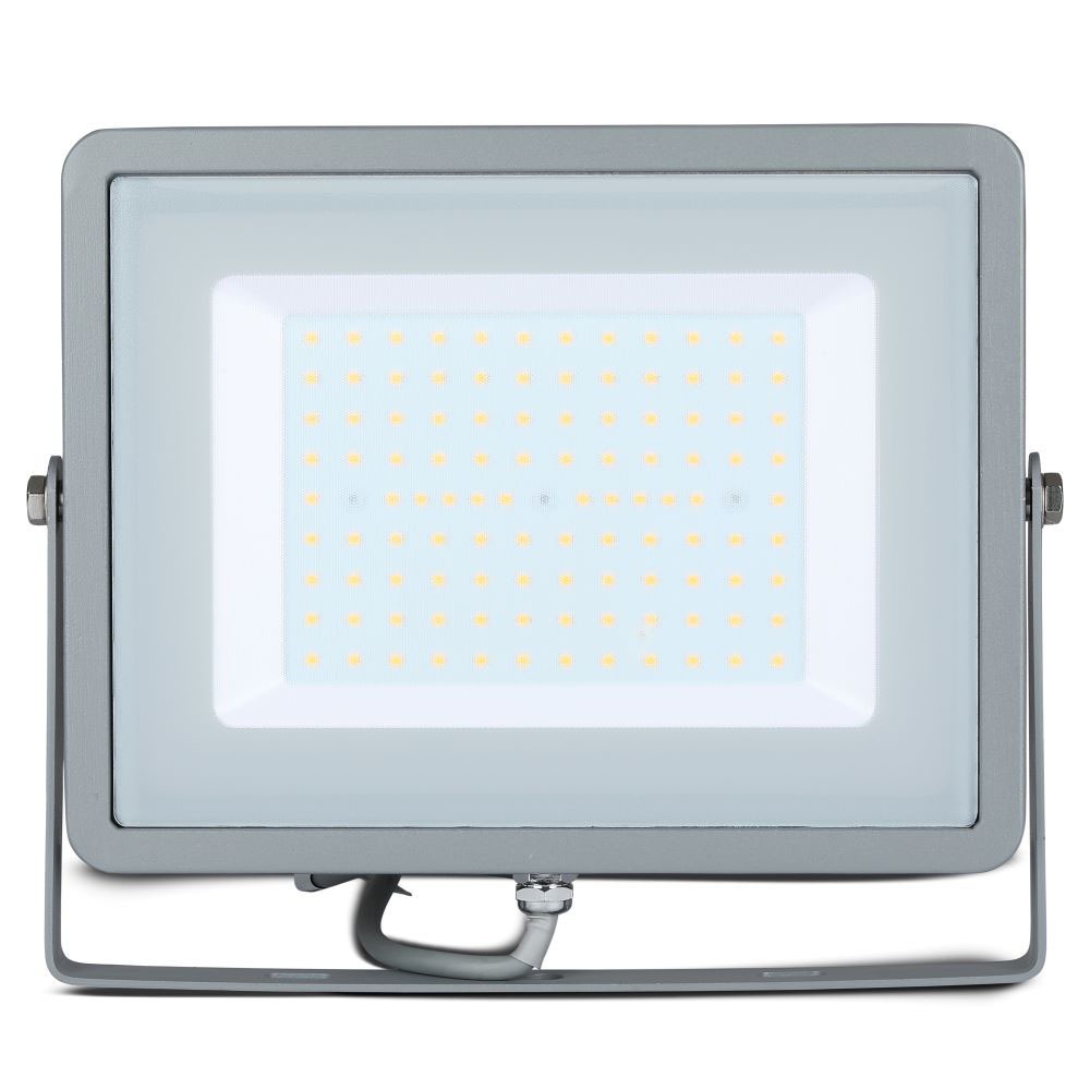 100W Naświetlacz LED SMD / Chip SAMSUNG / Barwa:6400K / Obudowa: Szara