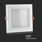 12W Panel LED / Barwa:6400K / Kwadratowa