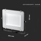 150W Naświetlacz LED SMD / Chip SAMSUNG / Barwa:6400K / Obudowa: Czarna