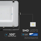 150W Naświetlacz LED SMD / Chip SAMSUNG / Barwa:3000K / Obudowa: Czarna