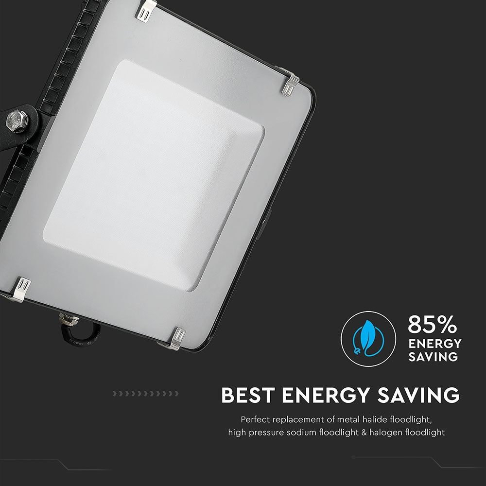 150W Naświetlacz LED SMD / Chip SAMSUNG / Barwa:3000K / Obudowa: Czarna