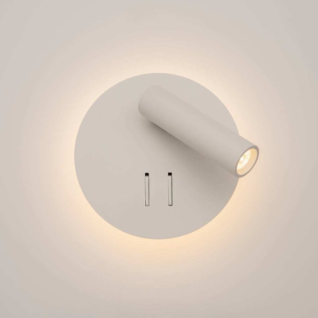 Maytoni Kinkiet Ios 176 - Aluminium - Biały C176-WL-01-6W-W