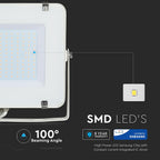 150W Naświetlacz LED SMD / Chip SAMSUNG / Barwa:3000K / Obudowa: Biała