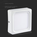 8W Panel LED / Barwa:3000K / Kwadratowa