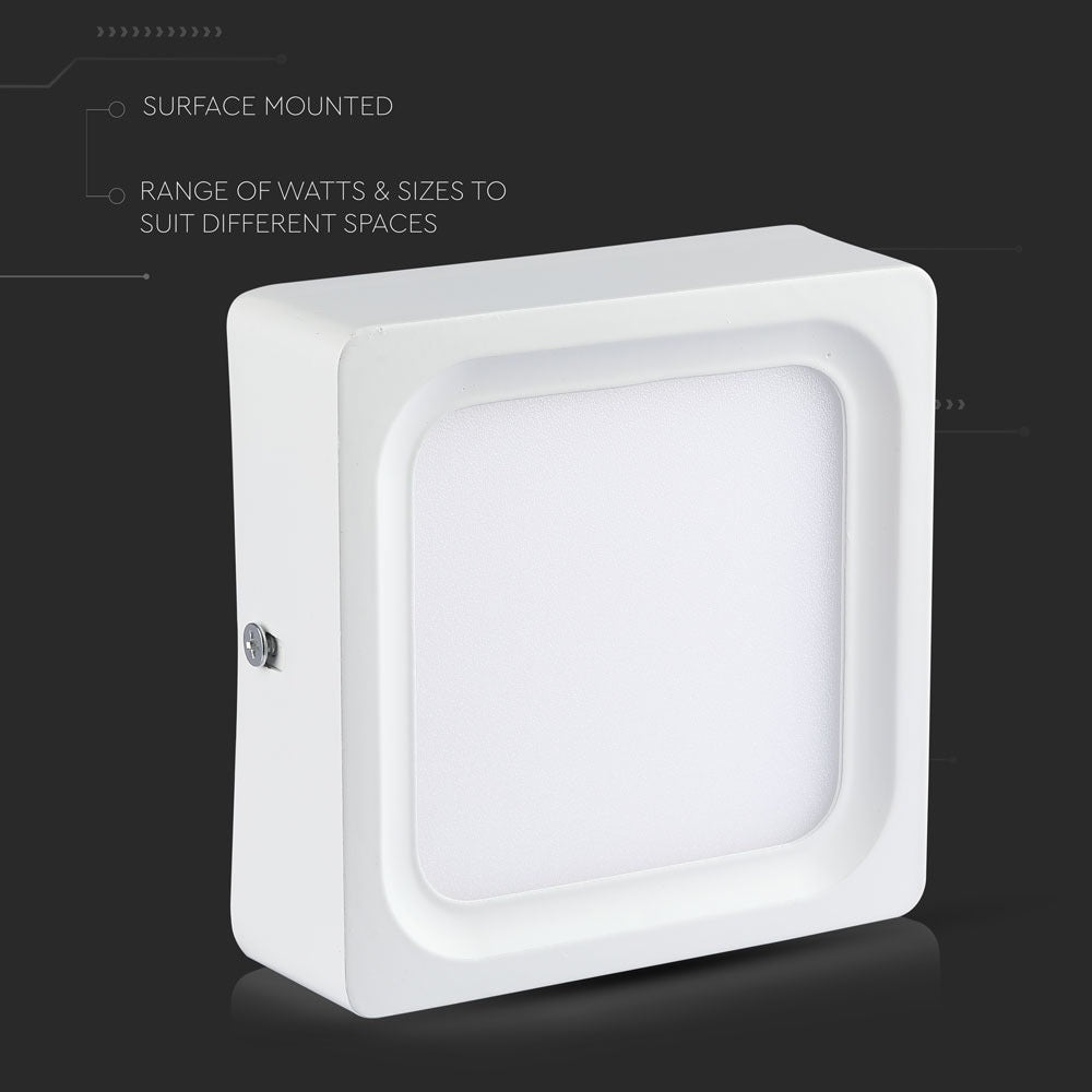 8W Panel LED / Barwa:3000K / Kwadratowa