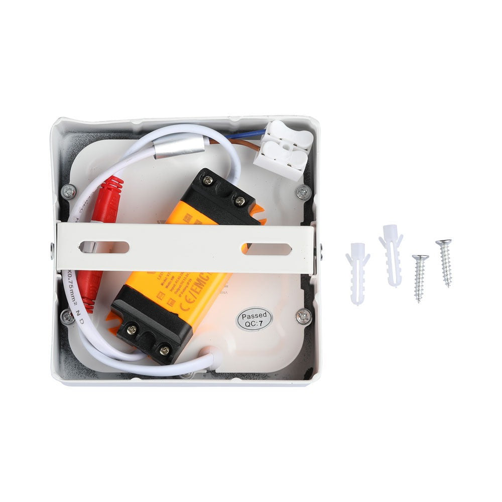 15W Panel LED / Barwa:3000K / Kwadratowa