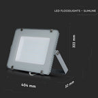 150W Naświetlacz LED SMD / Chip SAMSUNG / Barwa:3000K / Obudowa: Szara