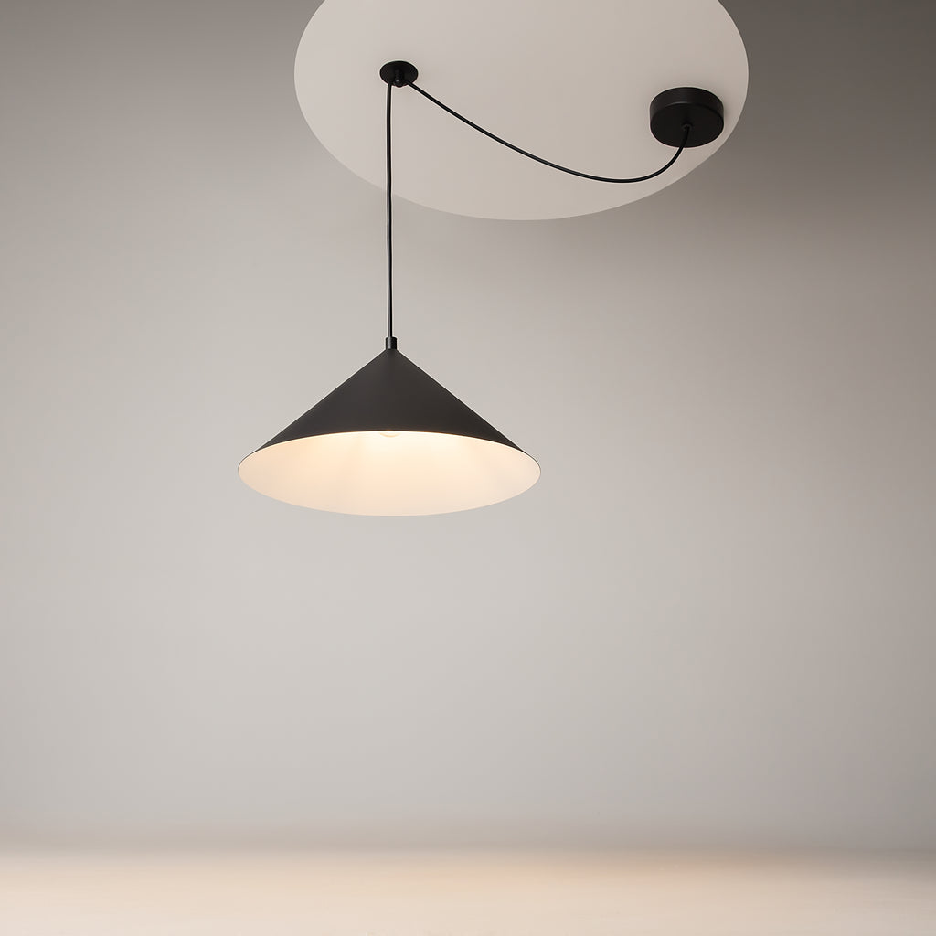 Maytoni Lampa wisząca Basic colors - Metal - Czarny MOD167PL-01B
