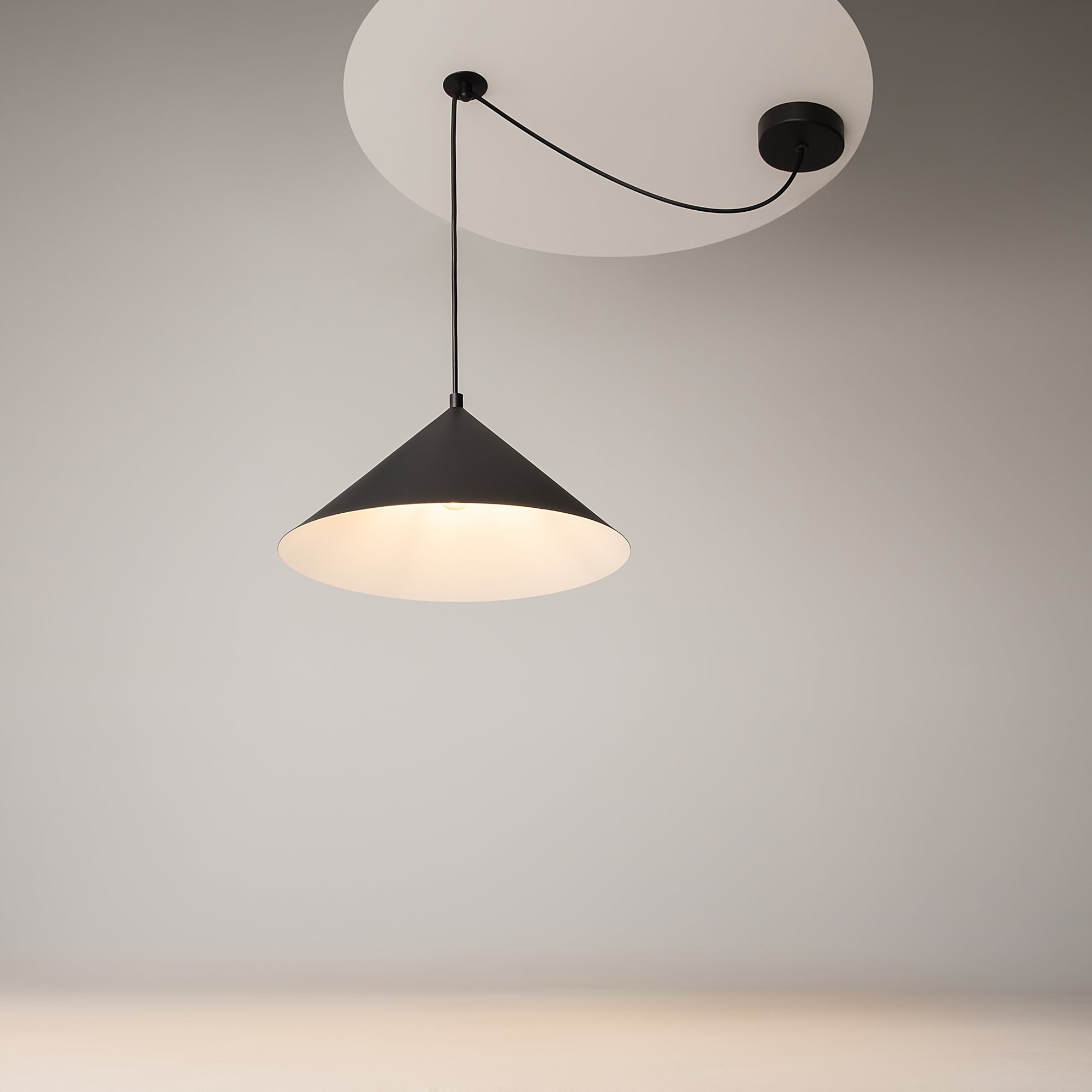 Maytoni Lampa wisząca Basic colors - Metal - Czarny MOD167PL-01B