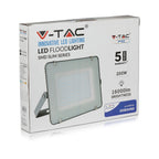 200W Naświetlacz LED SMD / Chip SAMSUNG / Barwa:6400K / Obudowa: Szara