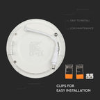 6W Panel LED / Barwa:4000K / Okrągła