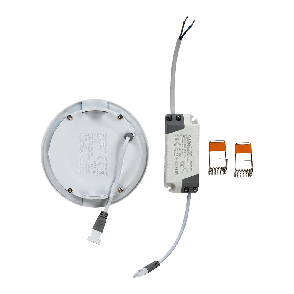 6W Panel LED / Barwa:6400K / Okrągła