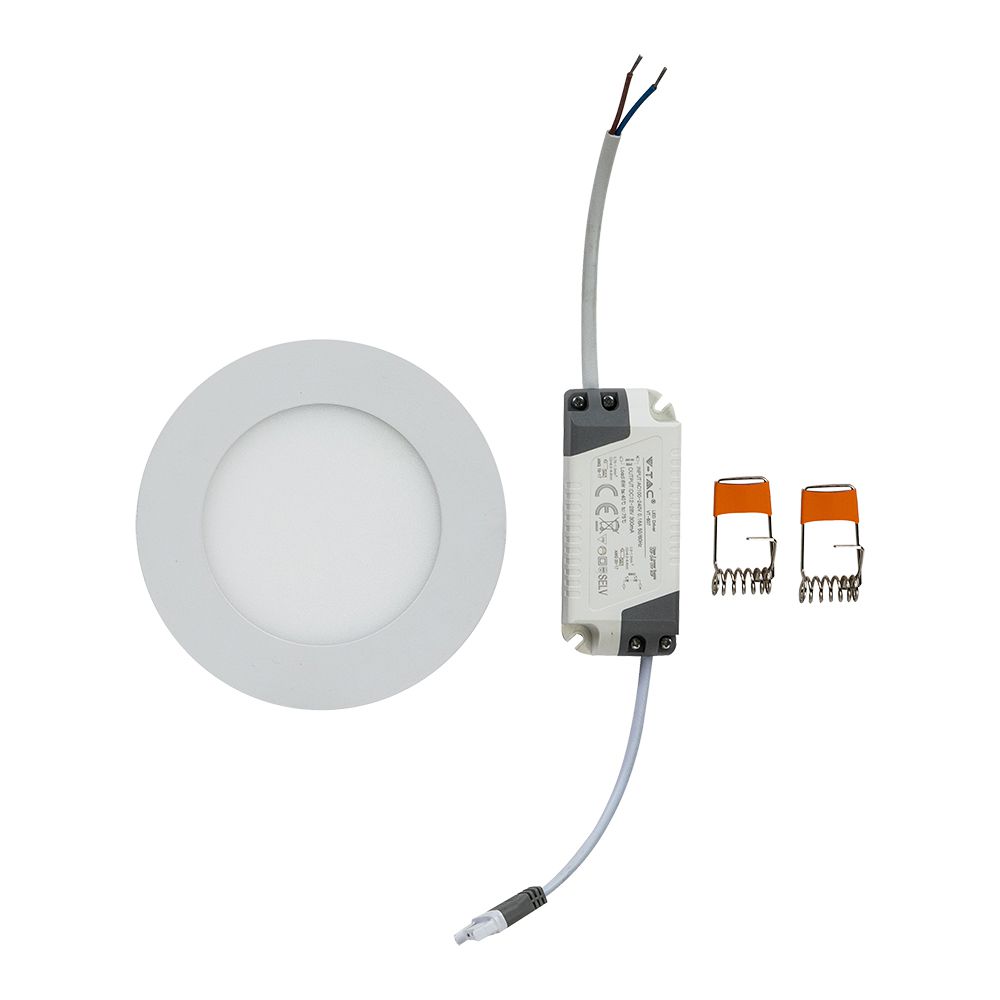 6W Panel LED / Barwa:6400K / Okrągła