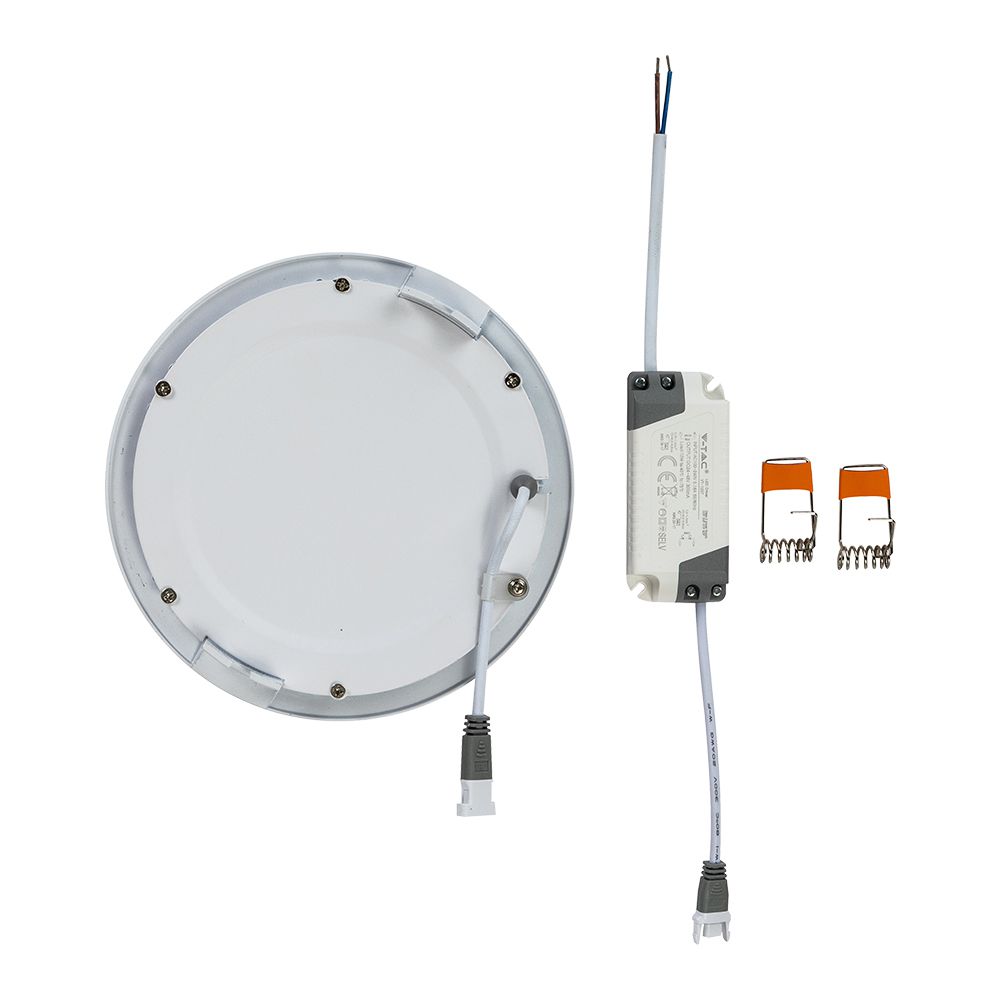 12W Panel LED / Barwa:3000K / Okrągła
